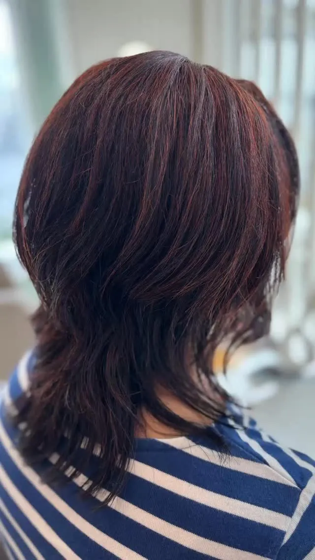 \\癖毛を活かしたレイヤースタイル//